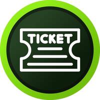 ticket creatief icoon ontwerp vector