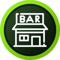 bar creatief icoon ontwerp vector