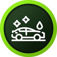 auto wassen creatief icoon ontwerp vector