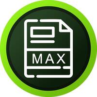 max. hoogte creatief icoon ontwerp vector