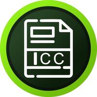 icc creatief icoon ontwerp vector