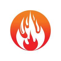 brand vlam logo sjabloon vector icoon olie, gas- en energie logo concept