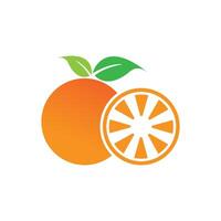 oranje logo vector sjabloon