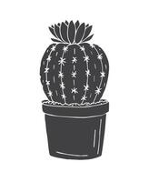 vector hand- getrokken tekening schetsen cactus