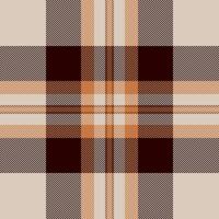 textiel controleren structuur van kleding stof vector naadloos met een Schotse ruit achtergrond patroon plaid.