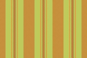 boek textiel naadloos achtergrond, besnoeiing uit vector kleding stof verticaal. oktober lijnen patroon structuur streep in limoen en oranje kleuren.