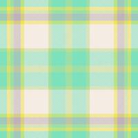 plaid controleren patroon. naadloos kleding stof textuur. Schotse ruit textiel afdrukken. vector