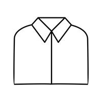 school shirt vector pictogram