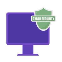 cyber veiligheid computer illustratie vector