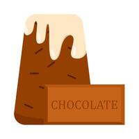 chocola zoet illustratie vector