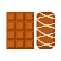 chocola bar met ijs room chocola illustratie vector