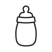 baby fles icoon ontwerp vector sjabloon