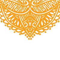 vector oranje mandala