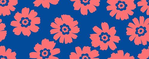 exotisch hand- getrokken bloemen, naadloos patronen met bloemen voor kleding stof, textiel, kleding, omhulsel papier, omslag, banier, huis decor, abstract achtergronden. vector illustratie.