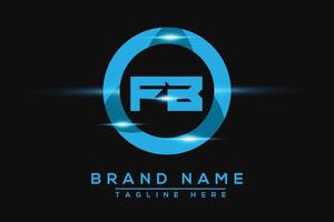 fb blauw logo ontwerp. vector logo ontwerp voor bedrijf.