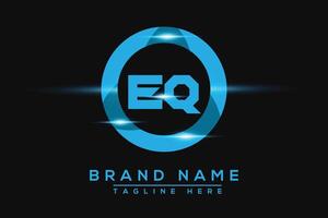 eq blauw logo ontwerp. vector logo ontwerp voor bedrijf.