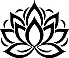 lotus bloem - hoog kwaliteit vector logo - vector illustratie ideaal voor t-shirt grafisch