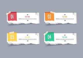 briefpapier striker banner set vector