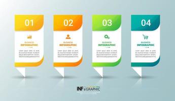 infographics presentatie ontwerpsjabloon vector