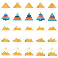 piramide pak illustratie vector