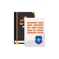 wettelijk document icoon illustratie. vector ontwerp