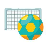 Amerikaans voetbal spellen illustratie icoon. vector ontwerp