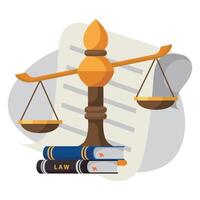 wet firma illustratie ontwerp. document wet firma vector