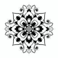 ornamenten elementen mandala bloemen retro hoeken kaders borders kunst deco ontwerp vector het dossier