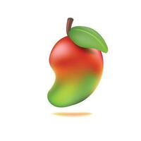 mango 3d icoon zacht illustratie vector