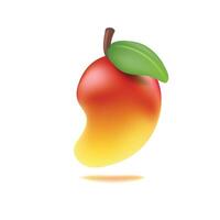 mango 3d icoon zacht illustratie vector