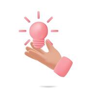lamp roze 3d icoon Valentijn illustratie vector