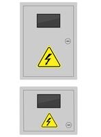 doos voor automatisch elektrisch schakelaars voorraad vector illustratie geïsoleerd Aan wit achtergrond