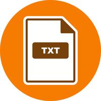 TXT Vector pictogram