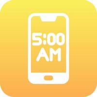 smartphone alarm vecto icoon vector