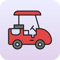 golf caddy vecto icoon vector