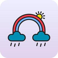 regenboog vecto icoon vector