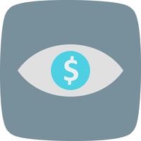 Oog Dollar Vector Icon