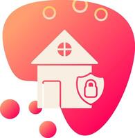 huis veiligheid vecto icoon vector