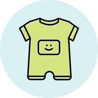 baby jongen kleding vecto icoon vector