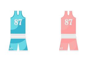 illustratie van sportkleding vector