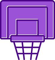 basketbal hoepel vecto icoon vector