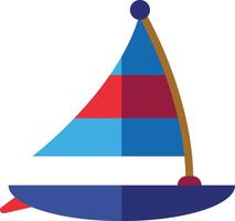 windsurfen icoon. vector illustratie van het windsurfen bord