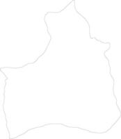 arica y parinacota Chili schets kaart vector