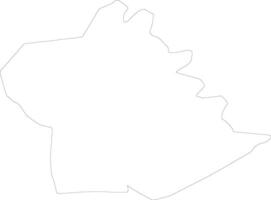 barda Azerbeidzjan schets kaart vector