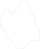 ganzourgou Burkina faso schets kaart vector