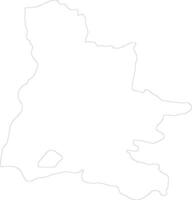 drome Frankrijk schets kaart vector
