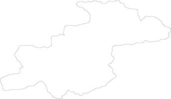 ghor afghanistan schets kaart vector
