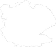 Lincolnshire Verenigde koninkrijk schets kaart vector
