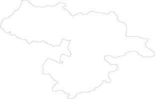 Sofia bulgarije schets kaart vector