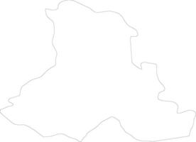harghita Roemenië schets kaart vector